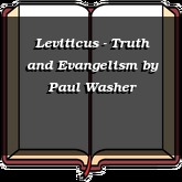 Leviticus - Truth and Evangelism