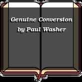 Genuine Conversion