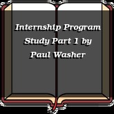 Internship Program Study Part 1