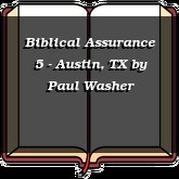 Biblical Assurance 5 - Austin, TX