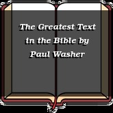 The Greatest Text in the Bible