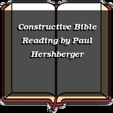 Constructive Bible Reading