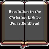 Revelation in the Christian Life