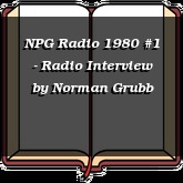 NPG Radio 1980 #1 - Radio Interview