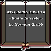 NPG Radio 1980 #4 - Radio Interview