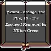 (Saved Through The Fire) 15 - The Escaped Remnant
