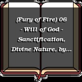 (Fury of Fire) 06 - Will of God - Sanctification, Divine Nature,