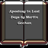 Apostasy in Last Days