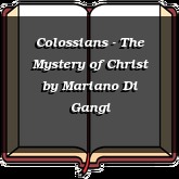Colossians - The Mystery of Christ