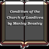 Condition of the Church of Laodicea