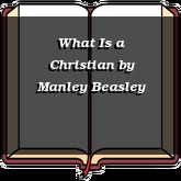 What Is a Christian