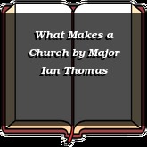 What Makes a Church