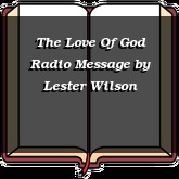 The Love Of God Radio Message