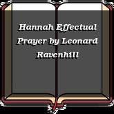 Hannah Effectual Prayer