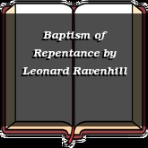 Baptism of Repentance