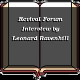Revival Forum Interview