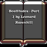 Beatitudes - Part 1