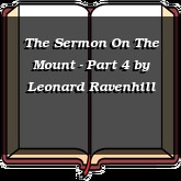 The Sermon On The Mount - Part 4