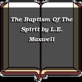 The Baptism Of The Spirit