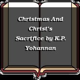 Christmas And Christ’s Sacrifice