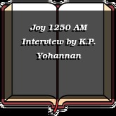 Joy 1250 AM Interview