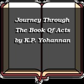 Journey Through The Book Of Acts