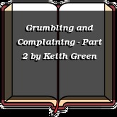 Grumbling and Complaining - Part 2