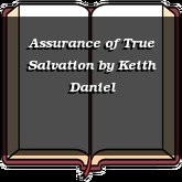 Assurance of True Salvation