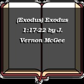 (Exodus) Exodus 1:17-22