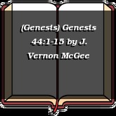 (Genesis) Genesis 44:1-15