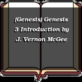 (Genesis) Genesis 3 Introduction