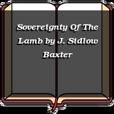 Sovereignty Of The Lamb