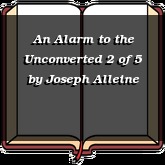 An Alarm to the Unconverted 2 of 5