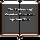 The Evidence of Genuine Conversion