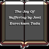 The Joy Of Suffering