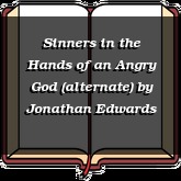 Sinners in the Hands of an Angry God (alternate)