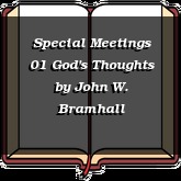 Special Meetings 01 God's Thoughts