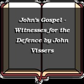 John's Gospel - Witnesses for the Defence