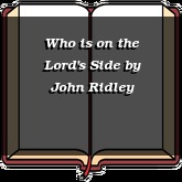 Who is on the Lord's Side