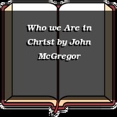 Who we Are in Christ