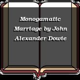 Monogamatic Marriage