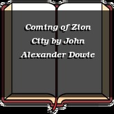 Coming of Zion City