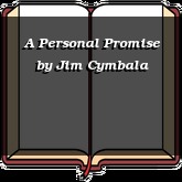 A Personal Promise