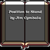 Position to Stand
