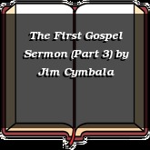 The First Gospel Sermon (Part 3)