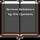 Sermon Substance