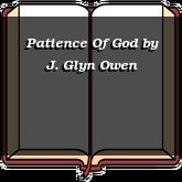 Patience Of God