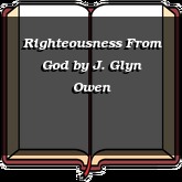 Righteousness From God