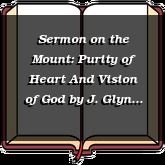 Sermon on the Mount: Purity of Heart And Vision of God