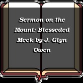 Sermon on the Mount: Blesseded Meek